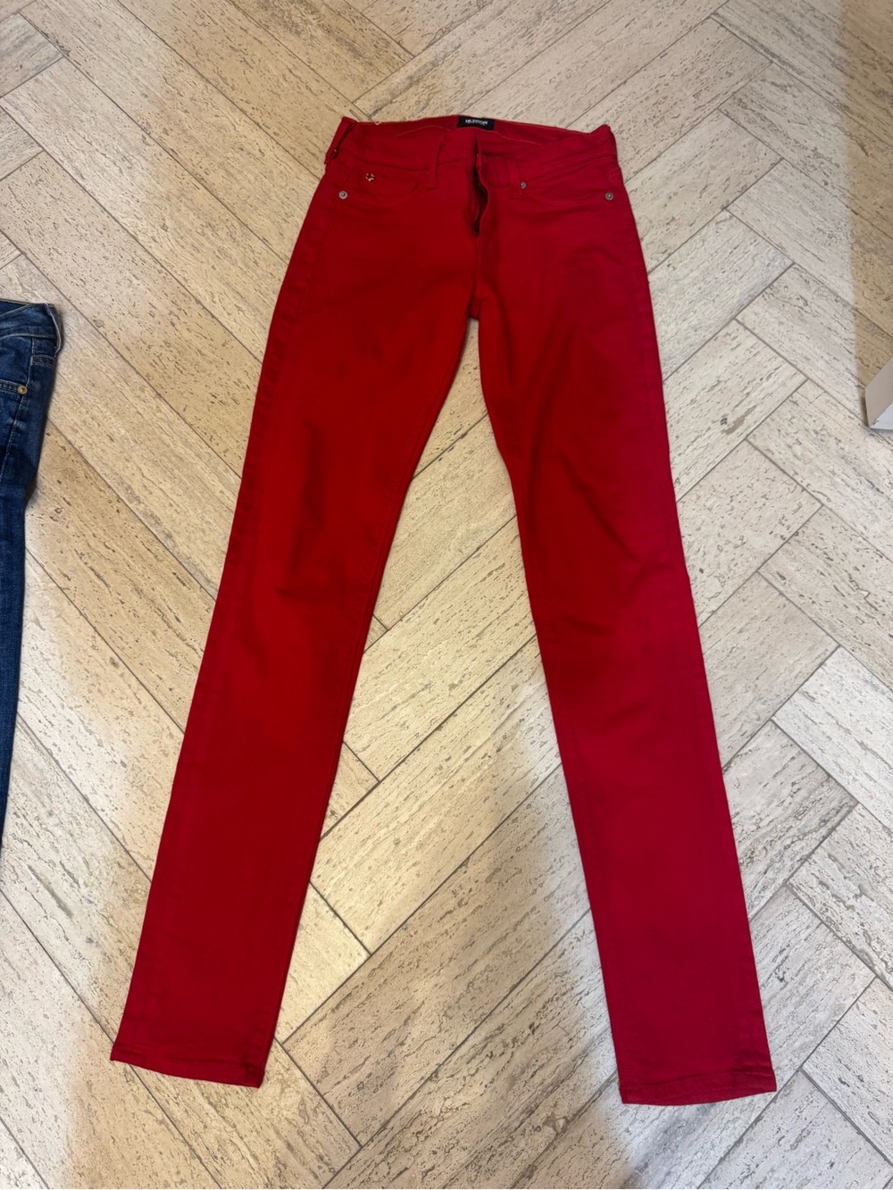 Hudson Jeans Women's Skinny Jeans in Red